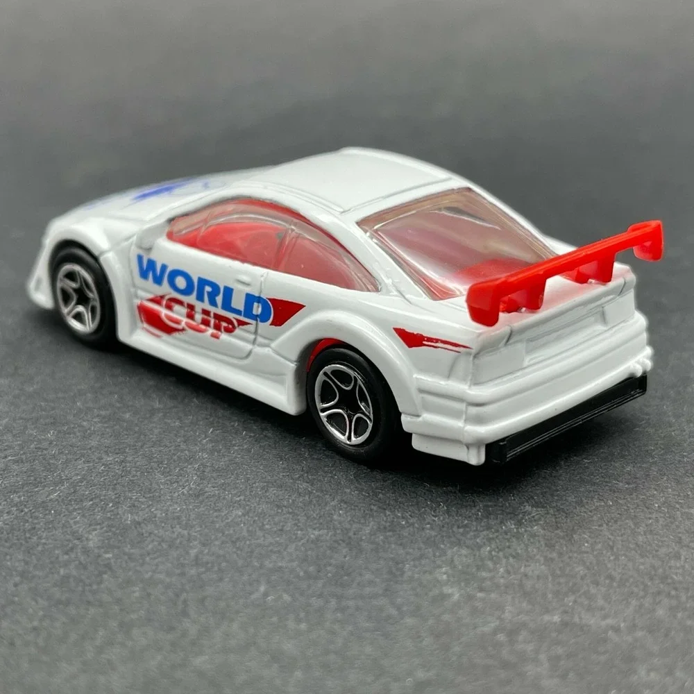 Matchbox World Cup Soccer Opel‎ Calibra Car White Diecast 1/60 France '98 Loose